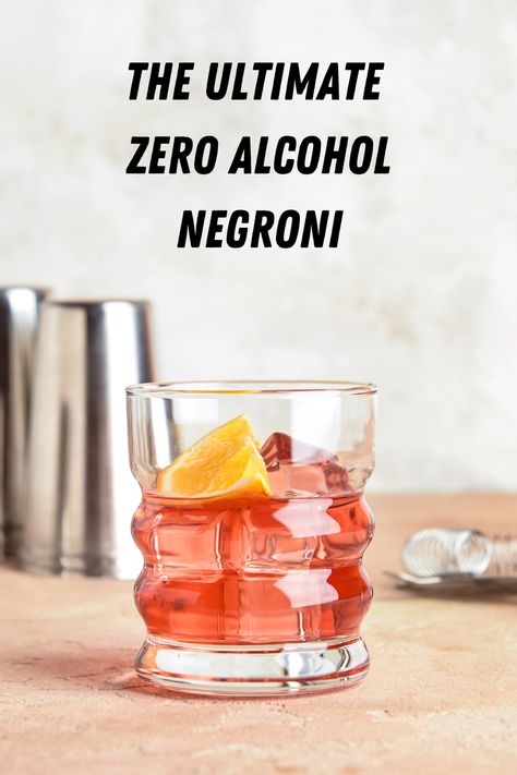 Bracingly bitter, yet super refreshing, the Negroni has become a fan favorite. The non-alcoholic version comes together super easily with a few non-alcoholic bar stapes. Give it a try! Zero Alcohol, Negroni Recipe, Alcohol Spirits, Mocktail Recipes, Mocktail Recipe, Aromatic Herbs, Recipe Notes, Negroni, Classic Cocktails