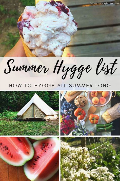 Hygge In Summer, Hygge Summer Clothes, Late Summer Activities, Slow Living Summer, Hygge Summer Aesthetic, Hygee Aesthetics, Slow Summer Aesthetic, Summer Hygge Aesthetic, Summer Hygge Ideas