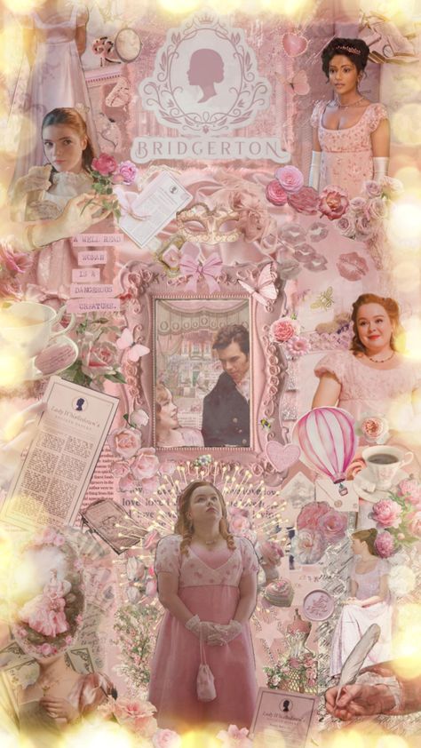 #bridgerton pink Heaven Art, Disney Collage, Queen Charlotte, Princess Theme, Tv Couples, Soft Girl, Wear Pink, Victorian Era, My Vibe