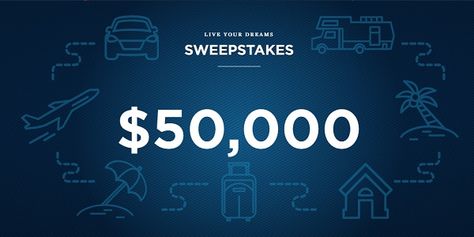 www.usaa.com/lifesweeps: Win $50,000 cash to bring your dreams to life!! #USAA #WinCash #Sweepstakes Twenty Dollar Bill, 10 Million Dollars, Live Your Dreams, Instant Win Games, God's Promise, Pch Sweepstakes, Life Insurance Companies, Congratulations To You, Million Dollars