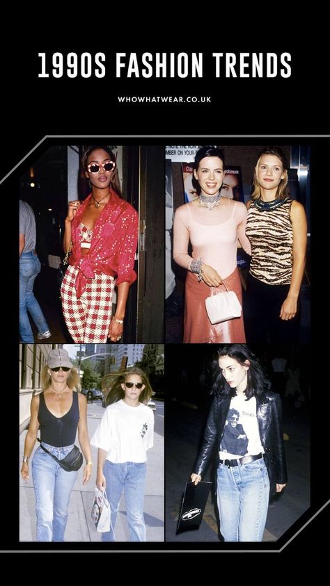 '90s Fashion Moments: 34 Nineties Trends You Forgot About | Who What Wear UK Moda Z Lat 90., 90s Fashion Overalls, Grunge Style Outfits, 90s Fashion Guys, 90s Fashion Dresses, 1990s Fashion Trends, 90s Fashion Summer, Winter Hipster, 90s Fashion Party