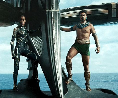 Shuri And Namor, Black Panther 1, Joe Russo, Warrior Concept Art, Letitia Wright, Geeky Girls, Marvel 3, Marvel Fan, Movie Memorabilia