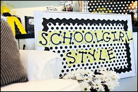 I can put my letters on scrapbook paper so b they will still work on my black background!!!! Book Basket Labels, Polka Dot Classroom, Basket Labels, Printable Classroom Decor, Book Baskets, Polka Dot Background, Therapy Room, Class Design, Classroom Theme