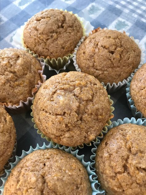 Spiced Butternut Squash Muffins | Allrecipes Apple Cinnamon Oatmeal Muffins, Cinnamon Oatmeal Muffins, Butternut Squash Muffins, Spiced Butternut Squash, Squash Muffins, Apple Cinnamon Recipes, Potato Muffins, Apple Cinnamon Oatmeal, Cinnamon Oatmeal