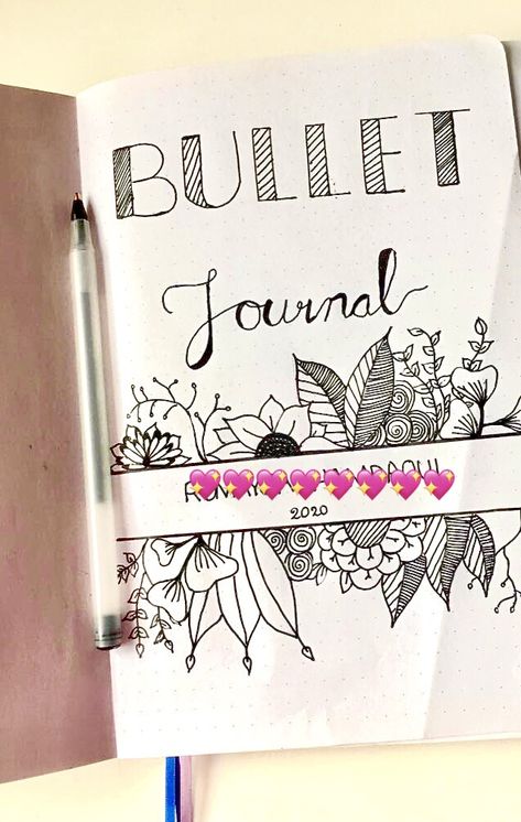 Bullet Journal Front Page, Bujo Key, Planer Ideas, Bullet Journal First Page, Written Letters, Bullet Journal 2019, Books Ideas, Creating A Bullet Journal, Personal Organization