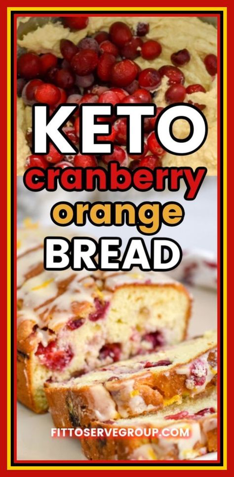 Keto Cranberry, Carb Quick, Orange Bread, Bread Keto, Keto Thanksgiving, Cranberry Orange Bread, Keto Baking, Medicine Tips, Low Carb Low Fat Recipes