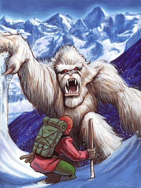 Yeti Creature, Hike Backpack, Nft Ideas, Draw Book, Yeti Bigfoot, Bigfoot Art, Art Garage, Mythical Animals, Myths & Monsters