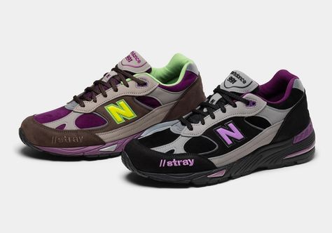 Stray Rats New Balance 991 Release Date Price-1 New Balance 991, Stray Rats, Sneaker Bar, Vintage Robots, Purple Suede, Pig Skin, Brooks Sneaker, Release Date, Rats