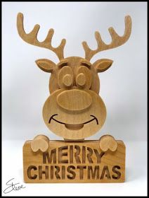 Reindeer Pattern, Wood Craft Patterns, Wooden Reindeer, Scroll Saw Patterns Free, Scroll Saw Pattern, Wood Carving Patterns, Christmas Wood Crafts, Scroll Saw Patterns, 3d Christmas