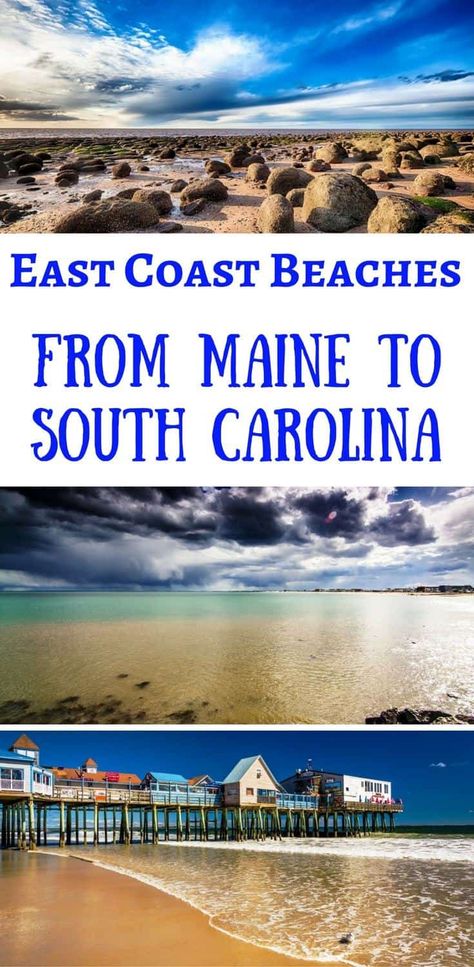 Top East Coast Beaches from Maine to South Carolina Worth Visiting East Coast Beach Vacation, Best East Coast Beaches, Beach Photography Friends, East Coast Vacation, Tahiti Travel, Where Is Bora Bora, Beautiful Beaches Paradise, Best Island Vacation, Lanai Island