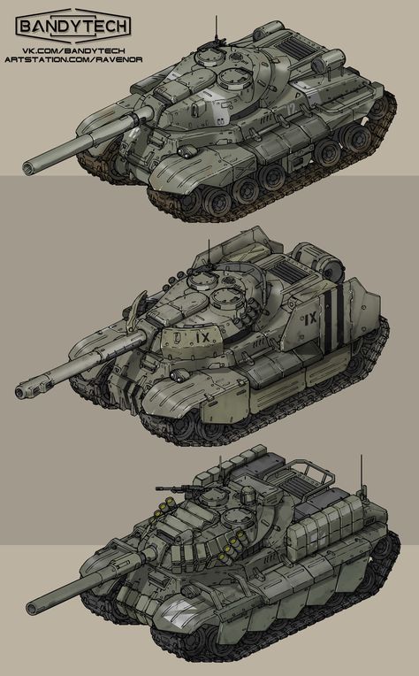 ArtStation - Tank and mods Sci Fi Tanks Concept Art, Cyberpunk Tank, Scifi Tank, Tank Concept Art, Futuristic Tank, Tank Concept, Mecha Tanks, Fantasy Tank, Tanks Modern