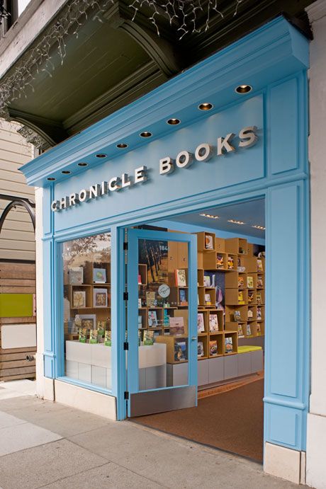 Chronicle Books Blog » Blog Archive » From the Design Desk: Retail Design Bookstore Design, Lots Of Books, Cute Store, Bookstore Cafe, Book Shops, Storefront Design, Book Stores, Book Cafe, Shop Fronts