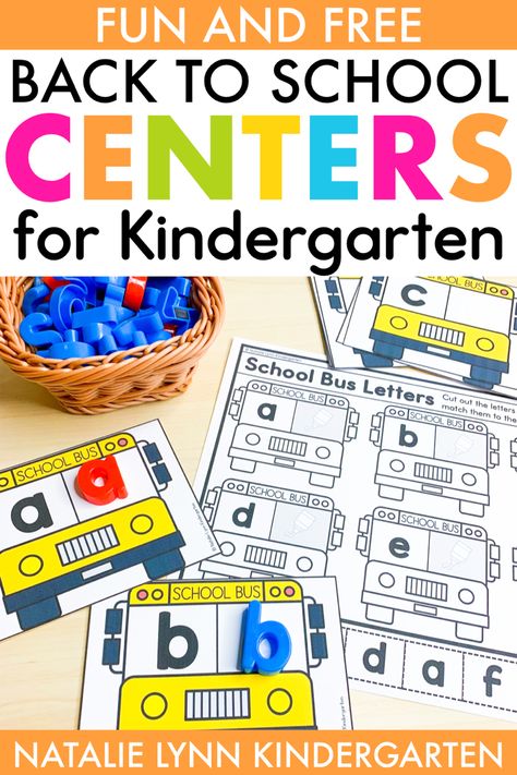 Prek Stations Center Ideas, Kindergarten Phonics Centers Free, Pre K Group Activities, Literacy Activities Kindergarten Free, Word Work Kindergarten Beginning Of The Year, Beginning Of The Year Centers Kindergarten, Beginning Of The Year Writing Center Kindergarten, Literacy Center Ideas For Kindergarten, Going To Kindergarten Activities