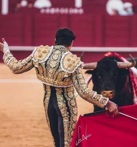 Bull Art Drawing, Spanish Drawings, Bull Fighter, Matador Costume, Spain Images, Bull Art, Outfits For Mexico, Fashion Templates, Bull Riding