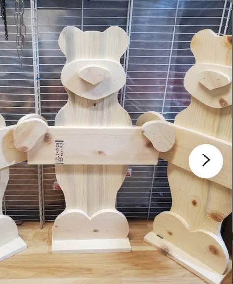 Critter Sitters, Wood Yard Art, Wood Craft Patterns, Wood Art Projects, Wooden Bear, Wood Animal, Bear Crafts, Wood Pattern, Wood Project