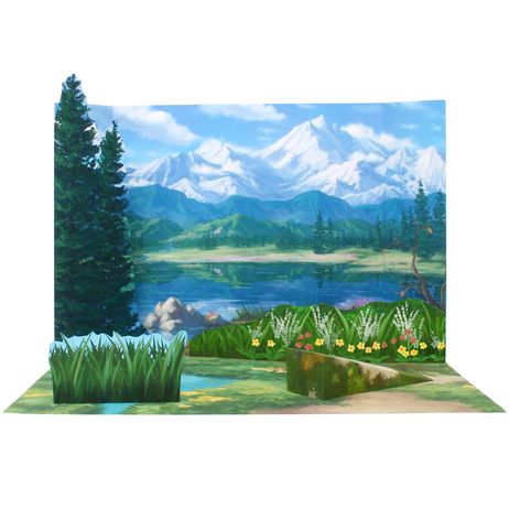 Lake Diorama Project, Lake Diorama, Park Diorama, Columbia River Gorge Oregon, Book Cover Art Diy, Crafts Animals, 3d Paper Crafts, Kid Crafts, Book Cover Art