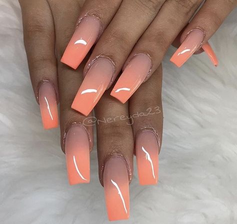 Unghie Sfumate, Ombre Nail Designs, Glamorous Nails, Hair Skin Nails, Hot Nails, Fabulous Nails, Fire Nails, Pretty Acrylic Nails, Fancy Nails