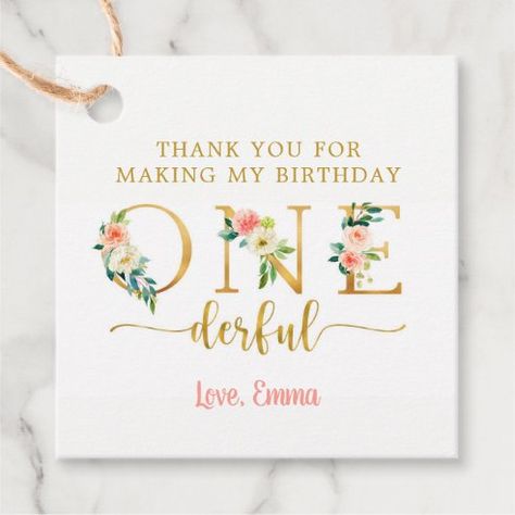 1st Birthday Thank You Gifts Favors, Birthday Souvenirs 1st, First Birthday Thank You Favors, First Birthday Party Favours, First Birthday Souvenir Ideas, Thank You Tags Birthday, 1st Birthday Party Favors Girl, Baptism And First Birthday Girl, One Derful First Birthday Girl