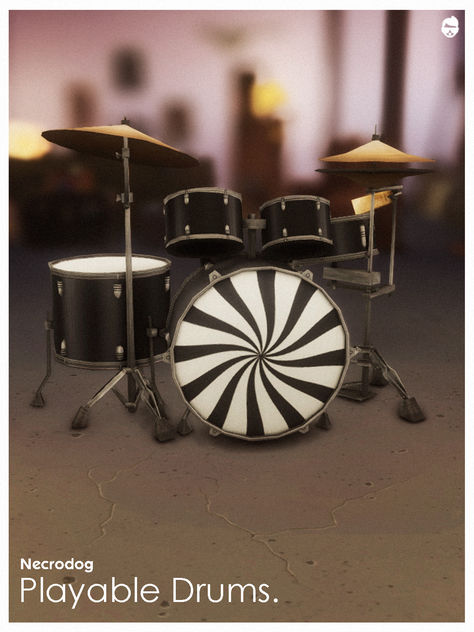 Sims Instrument Cc, Around The Sims 4 Clutter, Sims 4 Cc Drum Set, Sims 4 Cc Music Clutter, Sims 4 Cc Drums, Ts4 Music Cc, Music Sims 4 Cc, Sims 4 Instruments Cc, Sims 4 Record Player