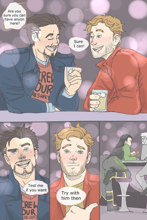 Avengers Characters List, Jack Frost Anime, Tony Stark Fanart, Superfamily Avengers, Marvel Headcanon, Superhero Memes, Avengers Characters, Loki Fanart, Peter Quill