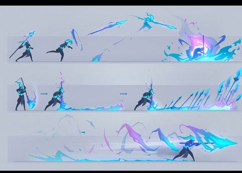 Ice Magic, Elemental Magic, Elemental Powers, Super Powers Art, Magic Design, Animation Tutorial, Concept Artist, Animation Reference, Concept Art Drawing