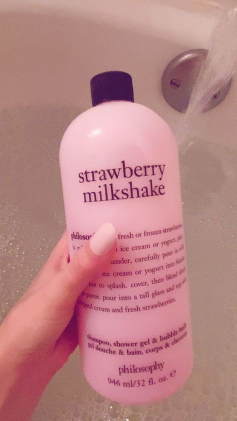 Rosy Aesthetic, Philosophy Body Wash, Rosy Blog, Pretty Pink Princess, Body Hygiene, Shower Skin Care, Body Smells, Strawberry Milkshake, Pink Strawberry