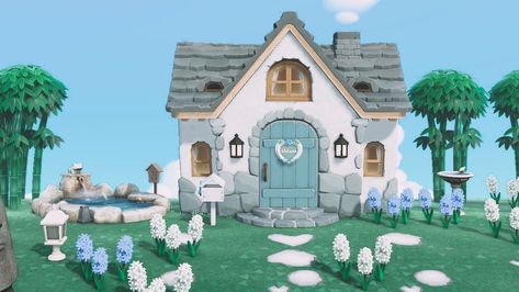 Daisy on Twitter: "I kinda like my house #ACNH #AnimalCrossingNewHorizions… " Acnh Home Exterior Design, Home Exterior Design, Animal Crossing 3ds, Ac New Leaf, Animal Crossing Guide, House Design Exterior, Animal Crossing Qr Codes Clothes, Animal Crossing Wild World, Qr Codes Animal Crossing