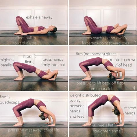 Yoga Bridge, Wheel Pose, Yoga Tutorial, Sup Yoga, Yoga Times, Easy Yoga Workouts, Yoga Exercises, Pose Yoga, Yoga Photography