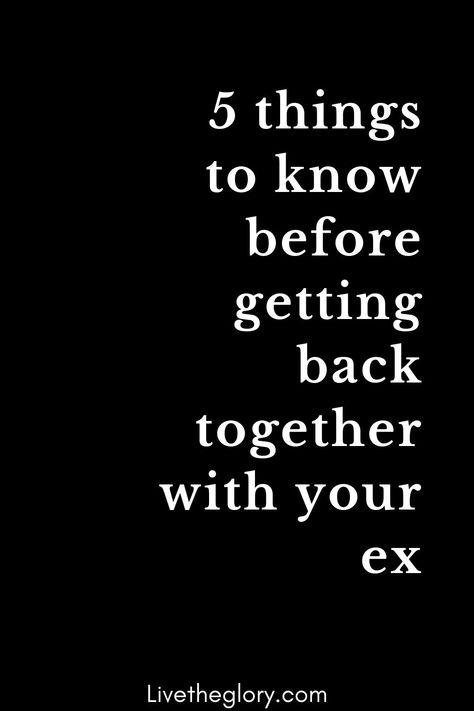 This is what all couples dread: separation. And this is normal. But the big advantage is that you’ve been there before. And it is even very likely that this separation made you stronger and more sure of your feelings. Tell yourself that it’s bad for good. A Separation, Getting Back Together, Back Together, Love Signs, The Glory, 5 Things, Things To Know, Get Back, Relationship Advice