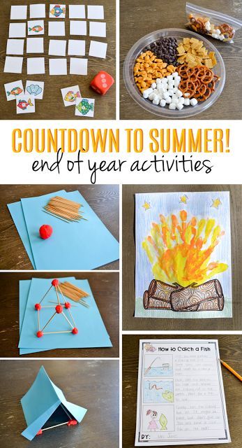 Countdown To Summer, End Of The Year Activities, Camping Classroom, End Of Year Party, Camping Theme Classroom, End Of Year Activities, Classroom Transformation, Classroom Management Tips, First Grade Activities