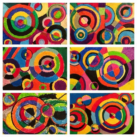 Art Room Britt: Robert and Sonia Delaunay Concentric Circles Picasso Art Projects For Kids, Sonia Delaunay, 5th Grade Art, Art Projects For Kids, Concentric Circles, Picasso Art, Art Making, Art Lessons Elementary, School Art Projects