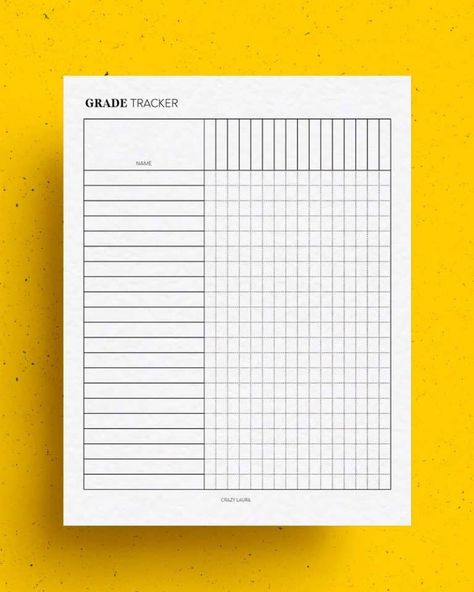 Planning for the new school year doesn't have to be a hassle, check out these free teacher printable pages to help you get organized! These are super easy to download and comes with three different pages! Grade Tracker Printable Free, Grade Tracker Printable, Free Teacher Printables, Teacher Planner Templates, Teacher Printables, Grade Tracker, Goals Template, Tracker Free, Printable Classroom Decor