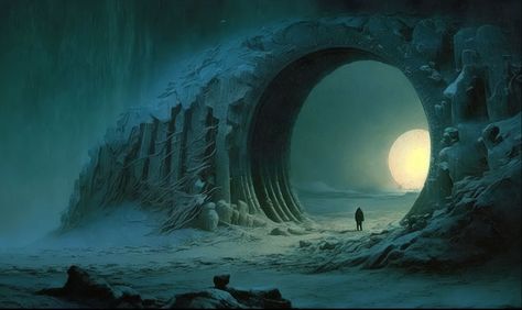 Arctic Horror, Portal Doorway, The Crown Series, Secret Files, Anime Places, Dark Side Star Wars, Frozen Ice, Arte Alien, Fantasy Concept Art