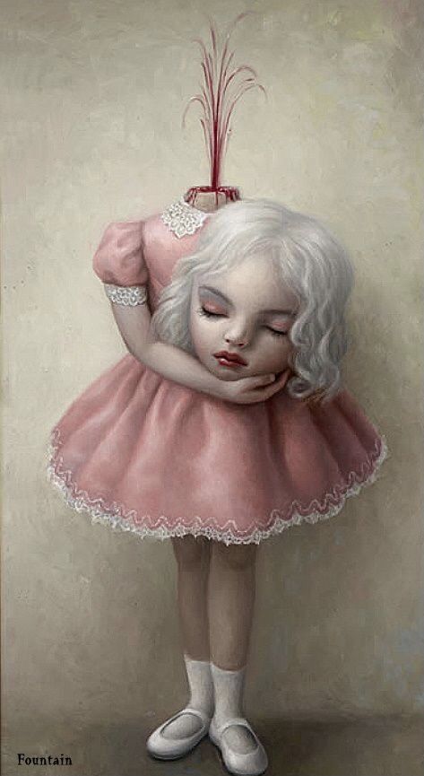 Creepy Cute Aesthetic, Surealism Art, Mark Ryden, Arte Peculiar, Dark Art Drawings, Lowbrow Art, Pop Art Print, Arte Inspo, Creepy Art