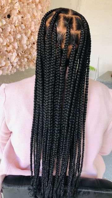 Braids By DeeyKay on Instagram: "Jumbo knotless braids R350 without curls ❤️☎️#knotlessbraids057 #jumboknotless" Thick Knotless Braids, Jumbo Knotless Box Braids, Bougie Hair, Jumbo Knotless, Knotless Box Braids, Black Curls, Hairstyles Pictures, Jumbo Box Braids, Goddess Braids Hairstyles