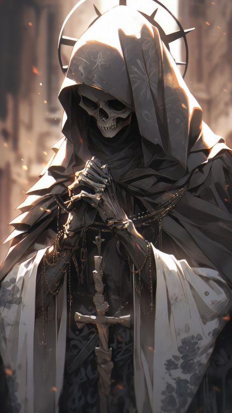 Grim Reaper Tattoo, Reaper Tattoo, Grim Reaper Art, Crazy Wallpaper, Best Wallpaper, Fantasy Warrior, Grim Reaper, Another World, Graveyard