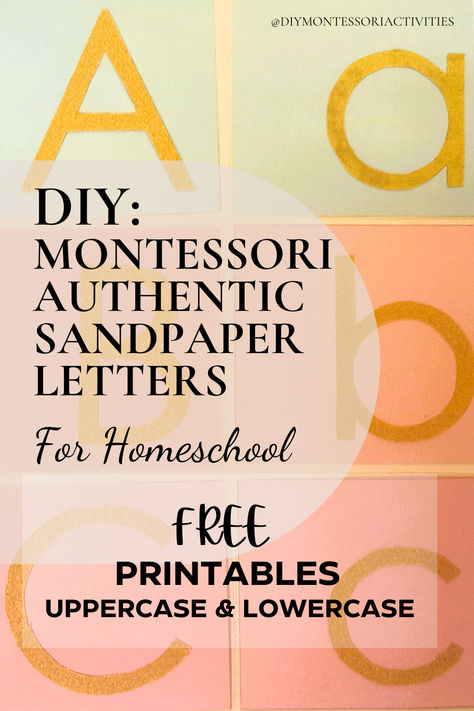 Montessori Preschool Curriculum Sandpaper Letters & FREE Pintable's for Homeschool Language Arts Montessori Preschool Curriculum, Diy Sandpaper Letters, Montessori Alphabet, Sandpaper Letters, Free Homeschool Printables, Montessori Homeschool, Montessori Preschool, Language Arts Lessons, Diy Letters