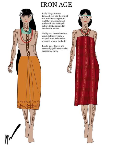 Illustrated by Nahia Lloren Philippines Outfit, Philippine Mythology, Filipino Clothing, Philippines Fashion, Filipino Fashion, Filipino Art, Philippine Art, Philippines Culture, Filipino Culture