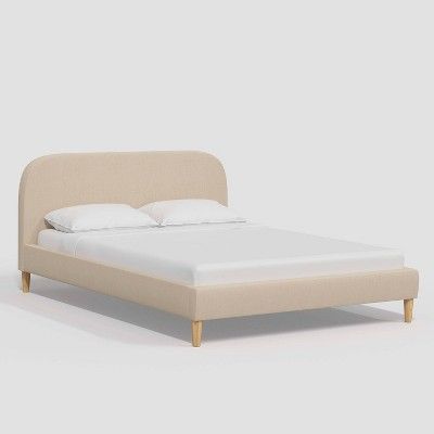 Upholstered Wood Bed, Comfy Space, Mcgee Target, Studio Mcgee Target, Wood Platform Bed Frame, Solid Wood Platform Bed, Metal Platform Bed, Wood Platform Bed, Studio Mcgee