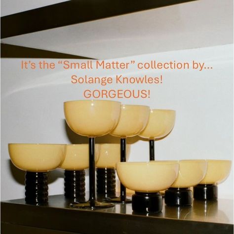 Available via the MoMA Design Store, the Small Matter collection by Solange Knowles has three new additions available in a fresh color combo: topaz and onyx. Similar to her previous Saint Heron launches, the drinking glasses are inspired by Brutalist architecture and made from borosilicate glass formed in graphic molds...you know what we say - GORGEOUS❤️❤️! Saint Heron, Moma Design, Solange Knowles, Fresh Color, Brutalist Architecture, Drinking Glasses, Color Combo, Design Store, Color Combos