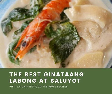 That creamy coconut milk is perfect for this dish. A popular traditional vegetable dish that is made of bamboo shoots and jute leaves. Jute Leaves, Recipe To Cook, Vegetable Dish, Bamboo Shoots, Filipino Dishes, Pinoy Food, Filipino Recipes, Southeast Asian, Vegetable Dishes