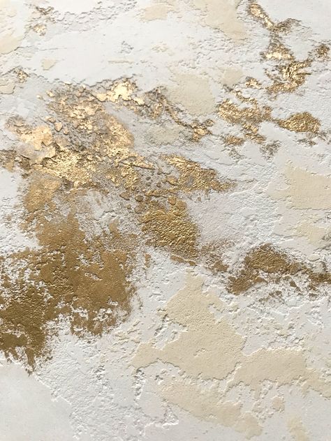 Light cream with gold, Sakura plaster veneer finish for a commercial project. Handmade, textured, real plaster that comes in a roll. ✨ Exclusively from Vacarda Design. #plaster #texturedplaster #italianplaster #surfacedesign #whiteplasterfinish #plasterwall #goldwall #handmadewallpaper #bespokefinish #interiordesign #interiordecor #homedecor #decorativesurfaces #gold #texture #wall #white Textured Plaster, Venetian Plaster Walls, Wall Painting Techniques, Wall Texture Design, Gold Leaf Art, Venetian Plaster, Texture Paint, Entrance Decor, Plaster Walls