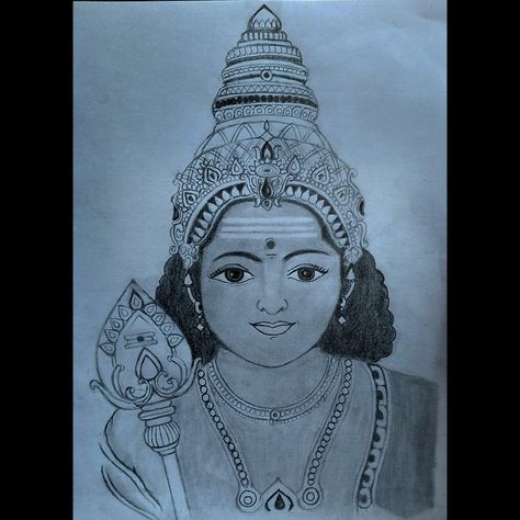 Lord Murugan Pencil Drawing, Murugan Drawing Pencil Easy, Murugan Pencil Drawing Images, Murugan Images Drawing, Murugan Pencil Drawing, Murugan Drawing Pencil, Lord Murugan Drawing, Murugan Art Sketch, Murugan Art