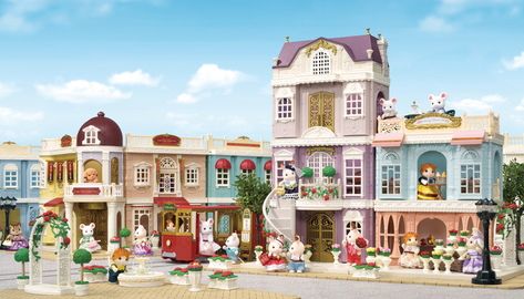 Town Girl Series - Maple Cat –　　 | Sylvanian Families Cute Paper Doll, Fruit House, Miniature Village, Candy Fruit, Chocolate Rabbit, Calico Critters Families, Train Miniature, Shop Buildings, Sylvanian Family