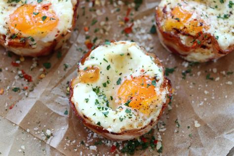 Pancetta Breakfast Egg Cups Protein Filled Breakfast, Easy On The Go Breakfast, On The Go Breakfast, Fancy Breakfast, Clean Food Crush, Egg Muffins, Sauteed Veggies, Christmas Breakfast, Breakfast Brunch Recipes