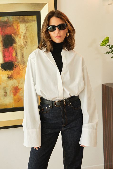 Shirt Layering Outfit, Vinter Mode Outfits, Long Sleeve Shirt Outfits, Braga Portugal, Style Parisienne, Parisienne Chic, Mode Instagram, Populaire Outfits, Elegante Casual