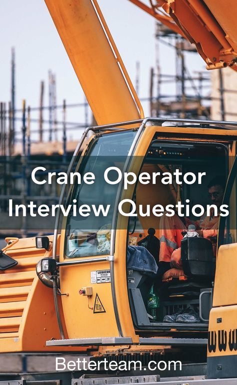 Top 5 Crane Operator interview questions with detailed tips for both hiring managers and candidates. Crane Operator, Job Titles, Job Description Template, Work Site, Workplace Safety, Job Board, Job Description, Job Title, Interview Questions