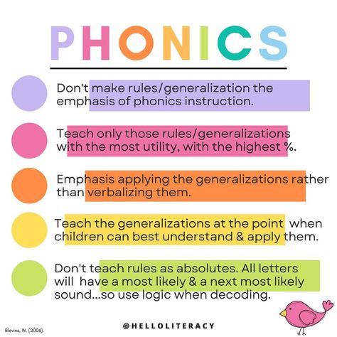 Jen Jones • Hello Literacy® on Instagram: “I’ve been sharing a lot of phonics rules “generalizations” lately with this IG community of mostly teachers, which is an attempt to…” Whole Group Phonics Instruction, Jolly Phonics Lesson Plan, Jolly Phonics Group 2, Jolly Phonics Group 1 Words, Systematic Phonics Instruction, Teaching Rules, Hello Literacy, Learning Phonics, Kindergarten Reading Activities