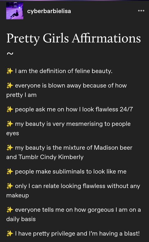 Madison Beer Affirmations, Hair Affirmations, Baddie Mindset, Sammy Ingram, Manifestation List, Manifestation Wallpaper, Manifestation Spells, Tell Me Something Good, Affirmation Manifestation