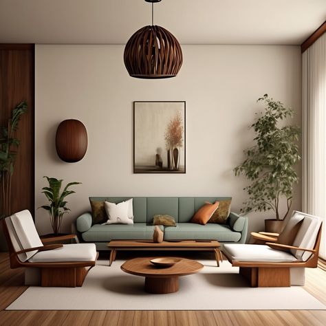 Cozy Wood Interior, Japanese Furniture Modern Living Rooms, Dark Wood Plants Interior, Eclectic Scandinavian Interior, California Modern Interior Living Room, Japandi Interior Apartment, Wabi Sabi Lounge Room, Japandi Nyc Apartment, Brilliant White Walls Living Room